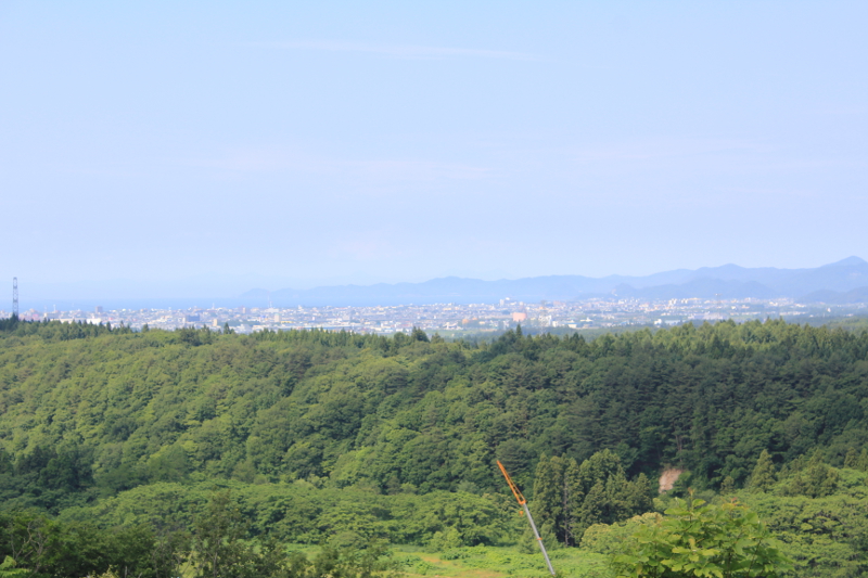 展望所市街地東側